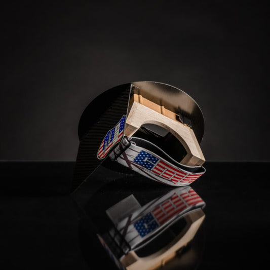 CMR Fabrications Carbon Ultralight Mini Black Back View Wooden Eyebox