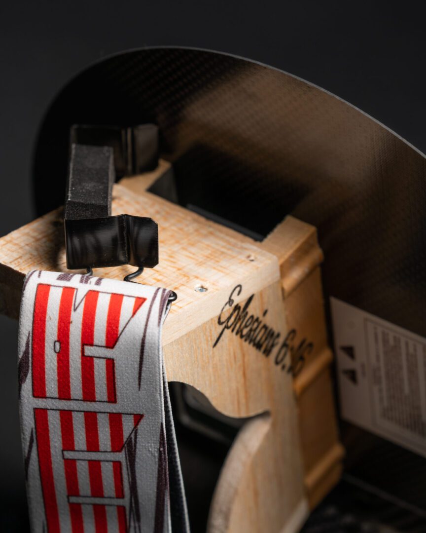 CMR Fabrications Pancake Ultralight Gen2 Carbon Welding Hood Black Wooden Eyebox Headband