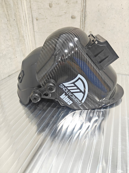 Carbon Fiber Sugar Scoop Hard Hat Combo