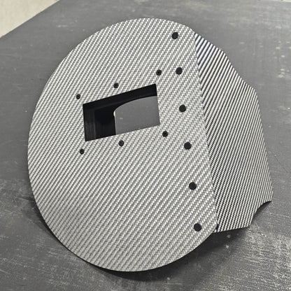 CMR Fabrication carbon fiber Welding Helmet pancake color Titanium